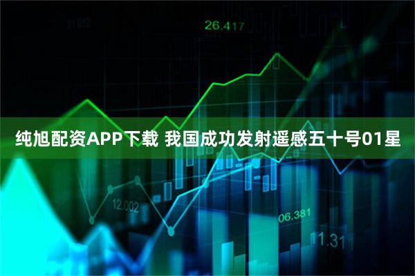 纯旭配资APP下载 我国成功发射遥感五十号01星